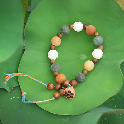 Spiritual Enlightenment - Bodhi Mani Lotus Bracelet